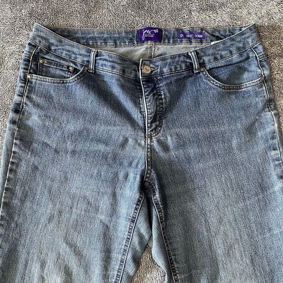 Just My Size JMS Classic Fit Denim Jeans Womens Size 18W Average Light Wash - Picture 2 of 6